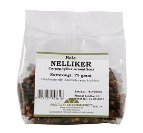 Detaljeret produktbillede af ND Nelliker hele 75g. på tilbud