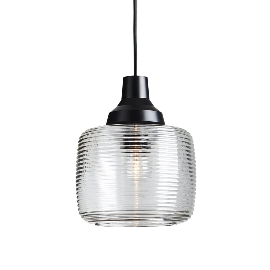 New Wave Stripe Pendel Clear Design By Us