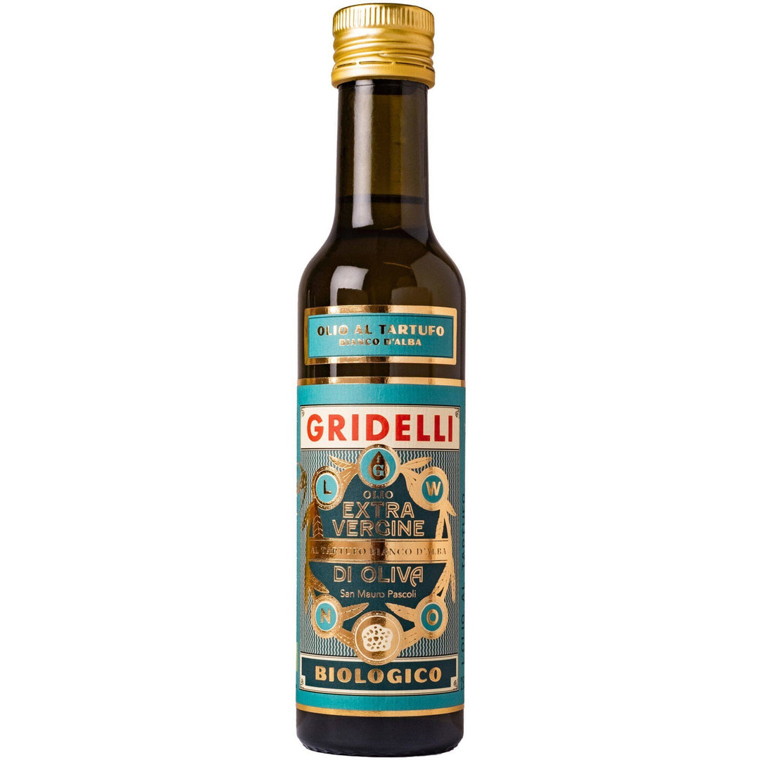 Fratelli gridelli Fratelli gridelli Al Tartufo Bianco d ÌAlba olivenolie, 250 ml – billede i brug (Olie)