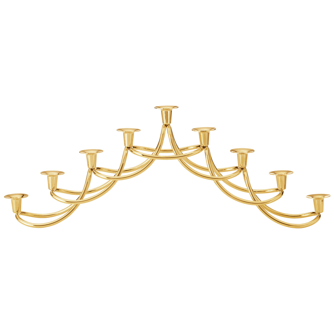 Georg jensen Georg Jensen Harmony Menorah lysestage 18kt guld – detaljebillede (Lysestage)