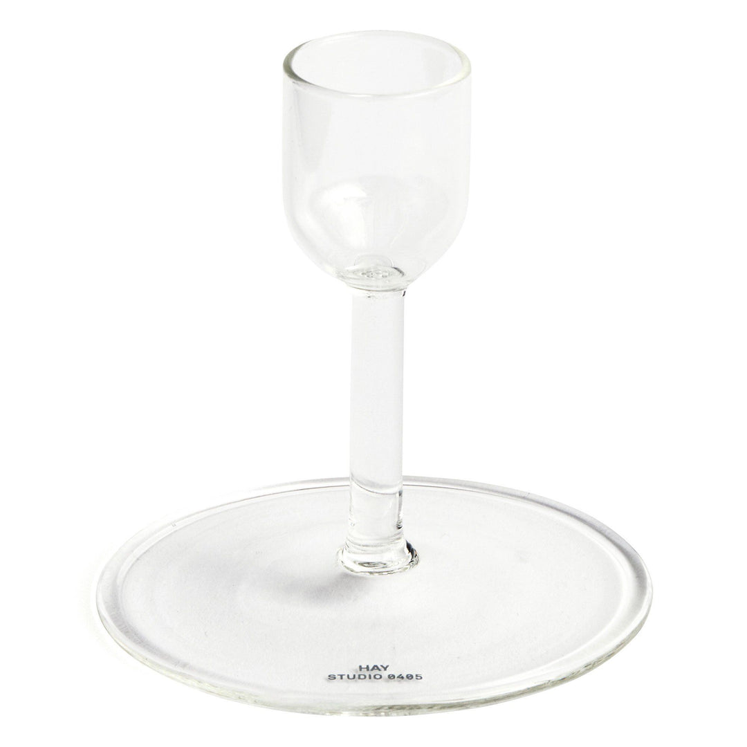 Hay Hay Tiny Lysestage Straight, clear – detaljebillede (Lysestage)