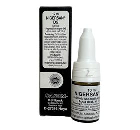 Detaljeret produktbillede af Nigersan dråber D5 10 ml. på tilbud