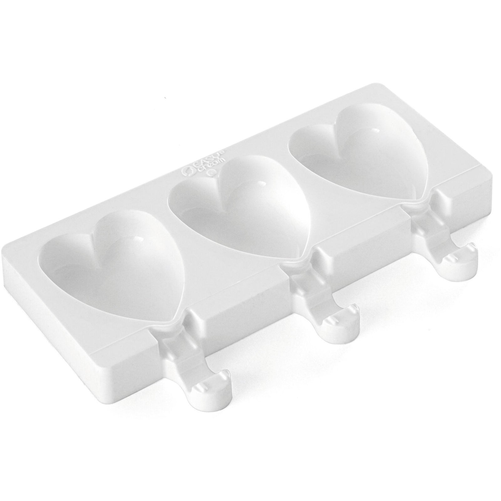 Silikomart Silikomart Easy Cream Mini Heart – vinkelbillede (Isforme)