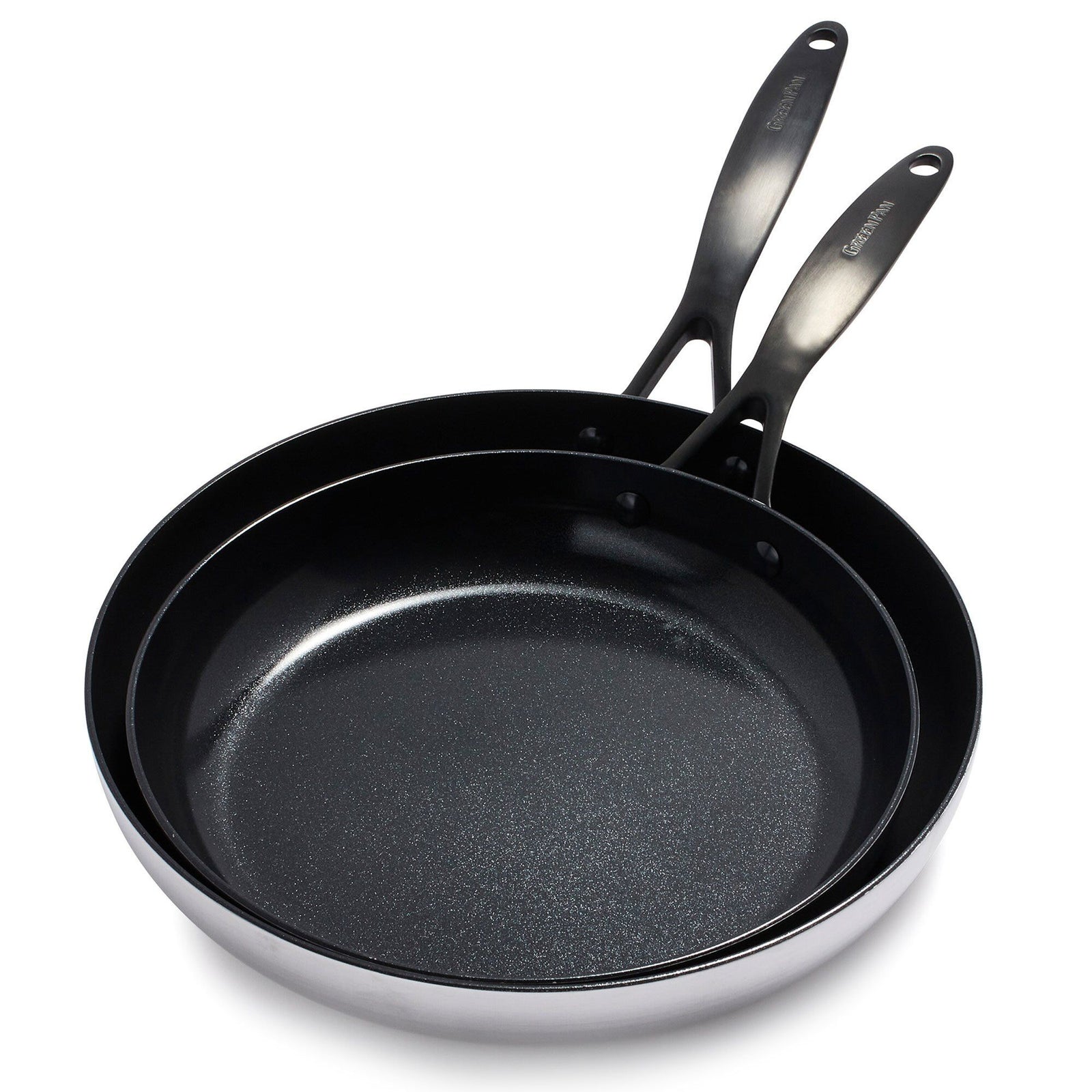 Greenpan Greenpan Venice Pro Noir stegepandesæt 26 & 30 cm ❤ produktfoto (Stegepander)