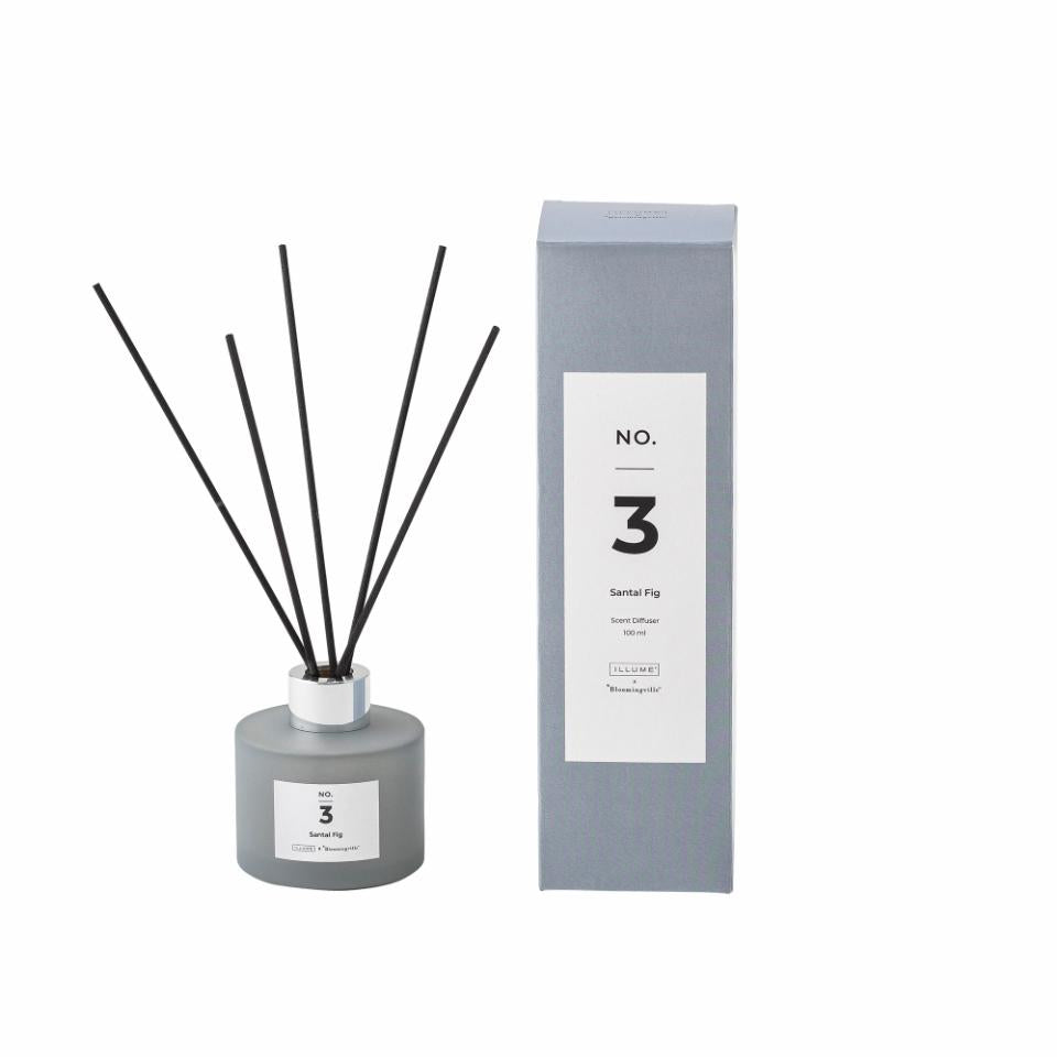 Produktbillede af Bloomingville NO. 3 Santal Fig Duftpinde Blå Duftevand i premium kvalitet