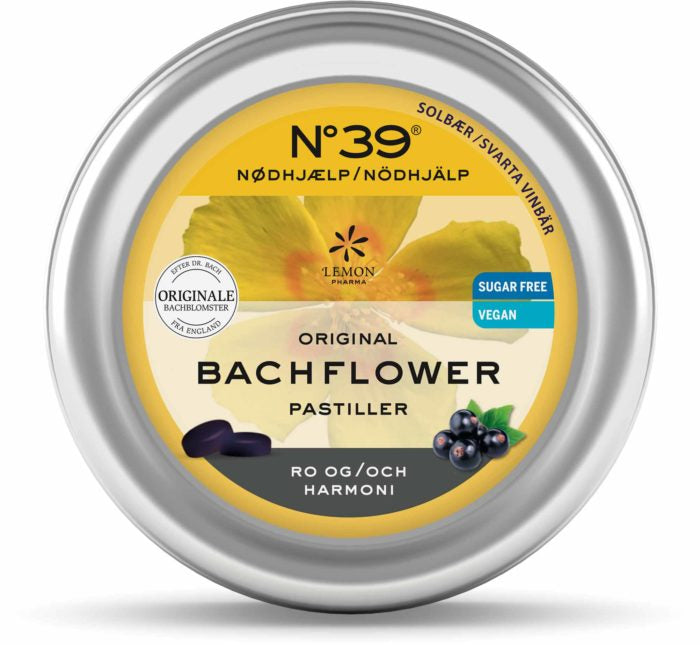 Bachflower No. 39Â®  -  Pastiller  -  Nødhjælp &bull; 50g. DATOVARE 02/2025