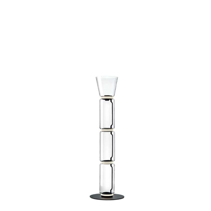 Noctambule Gulvlampe 3 High Cylinder Bowl Sort Flos