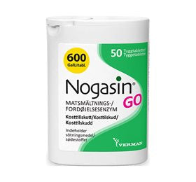 Produktbillede af BioSym Nogasin GO 50 tab. på tilbud