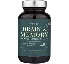 Produktbillede af Nordbo Brain & Memory magnesium 90 kap. på tilbud i brug