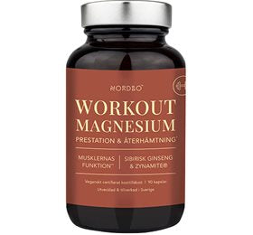 Produktbillede af Nordbo WorkOut magnesium 90 kap. på tilbud i brug
