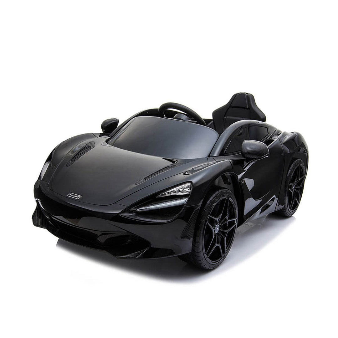 Produktbillede af NORDIC PLAY Speed elbil McLaren 720S 12V med EVA hjul og lædersæde sort på tilbud i høj kvalitet