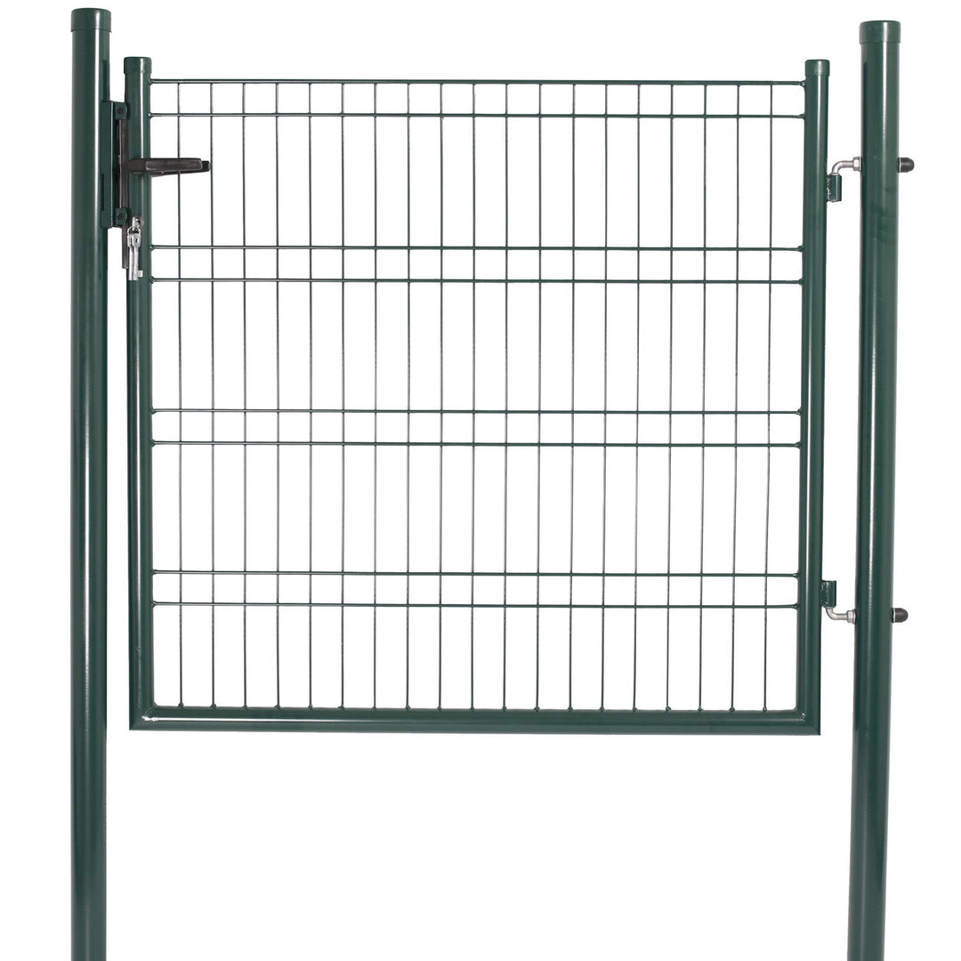 Produktbillede af Låge for panelhegn 103 x 118 cm grøn på tilbud i høj kvalitet
