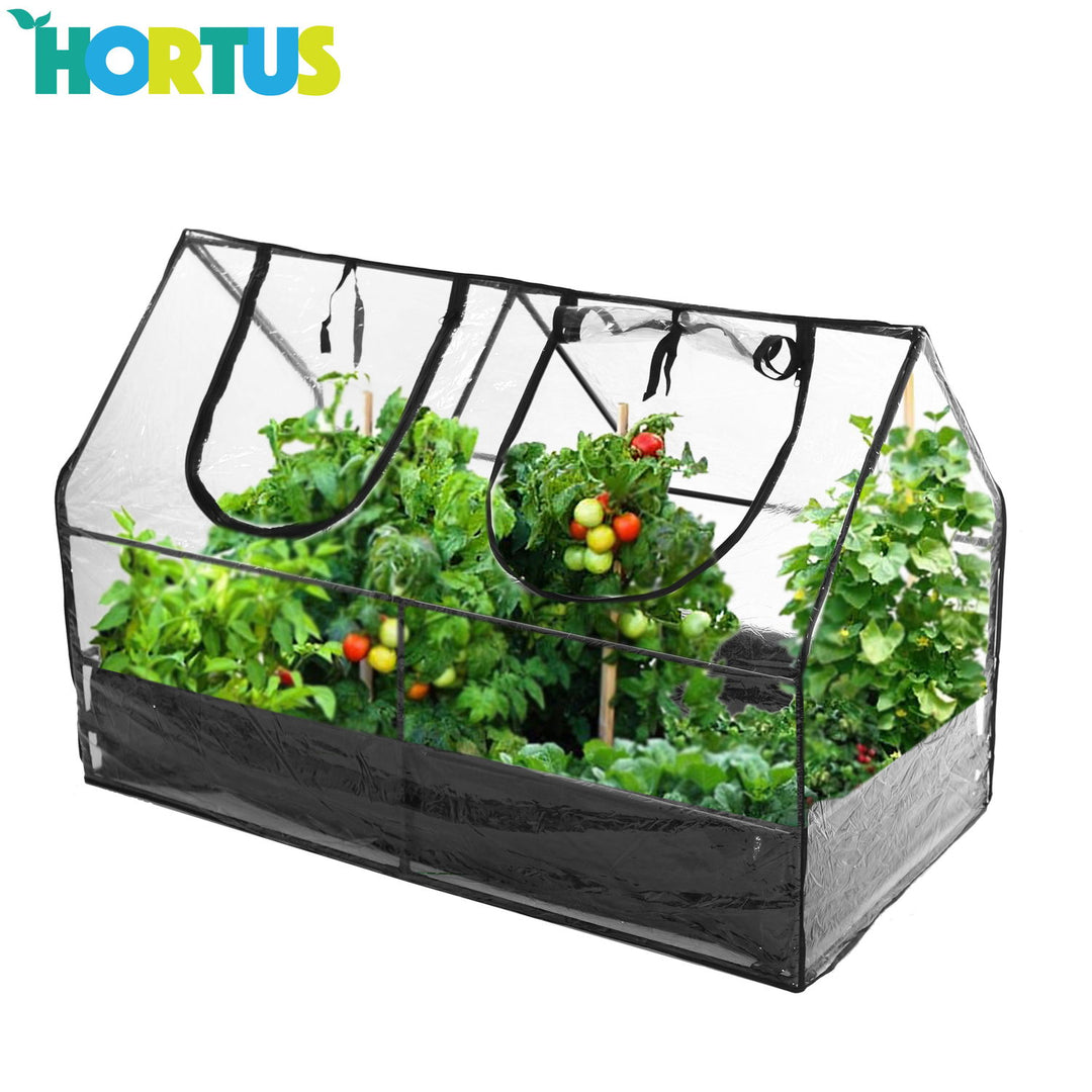 Produktbillede af HORTUS drivhus med bund 130 x 85 x 65 cm på tilbud i høj kvalitet