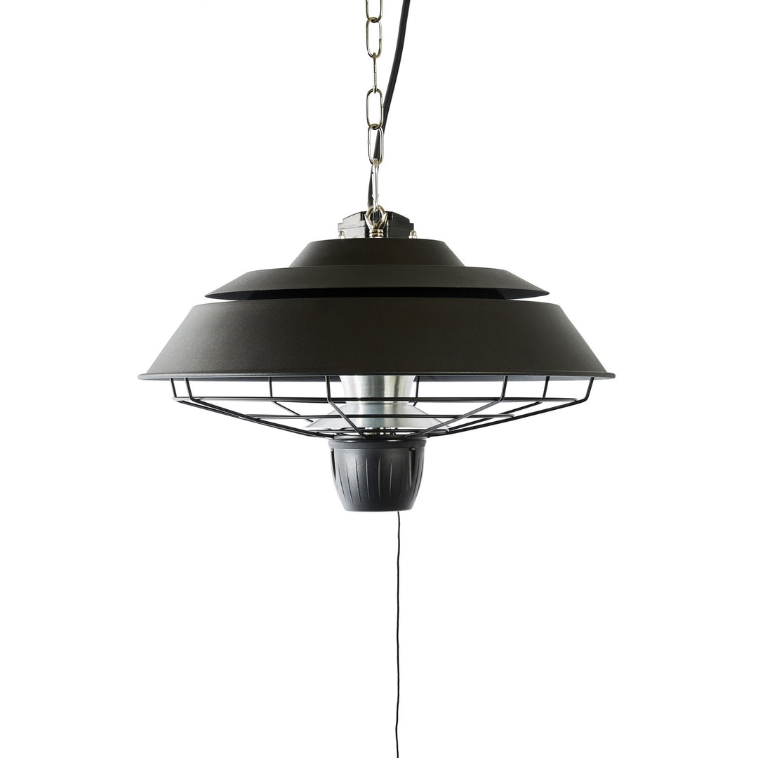 Produktbillede af HORTUS terrassevarmer hængemodel 1500 W HA Ø42 cm sort på tilbud i høj kvalitet