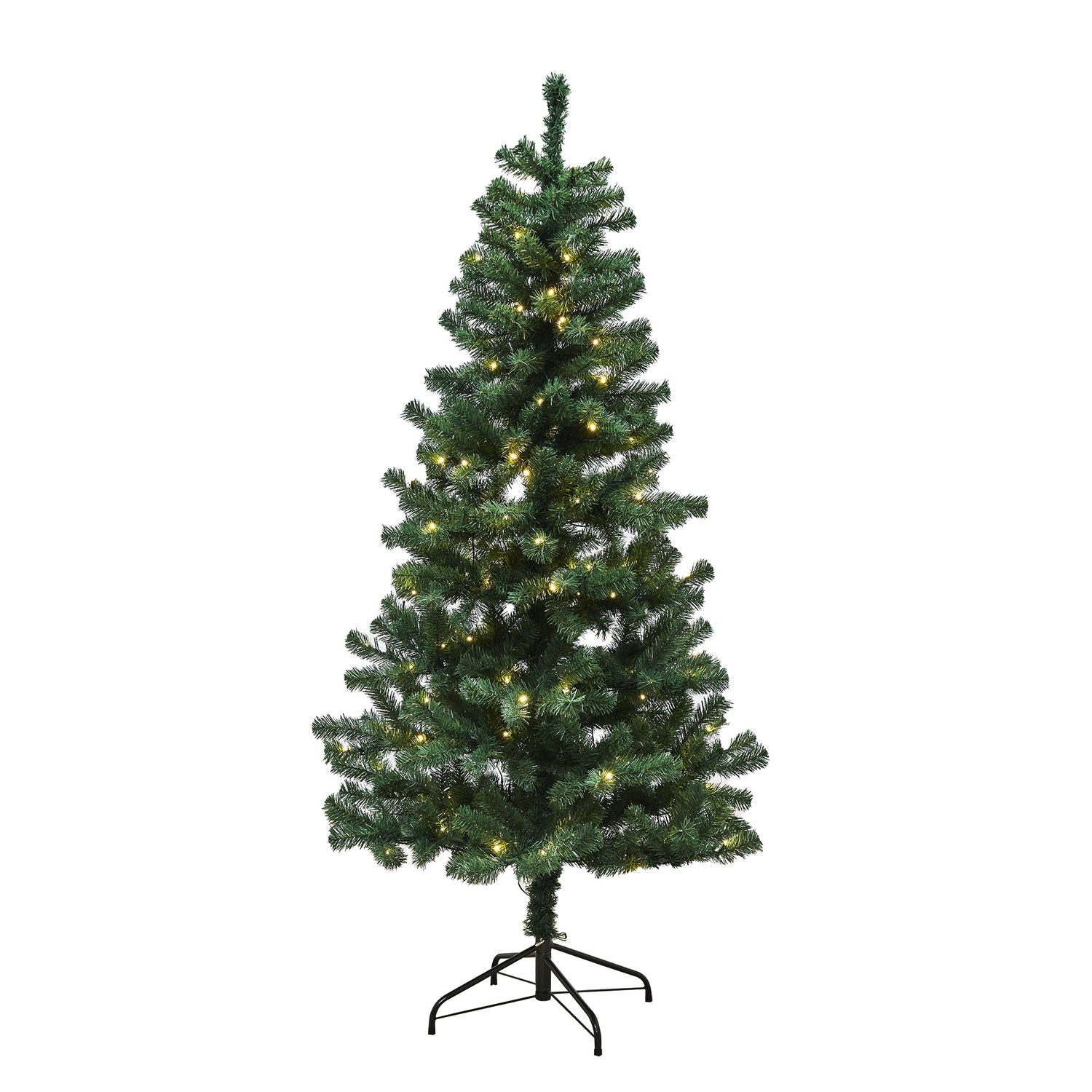 Produktbillede af Kunstigt juletræ med LED lys model ALEX 170 X 90 cm på tilbud i høj kvalitet