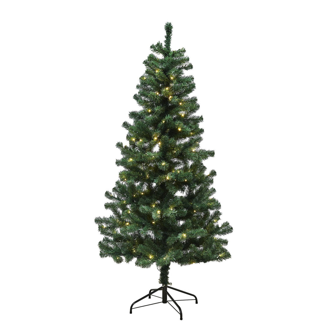 Produktbillede af Kunstigt juletræ med LED lys model ALEX 200 X 106 cm på tilbud i høj kvalitet