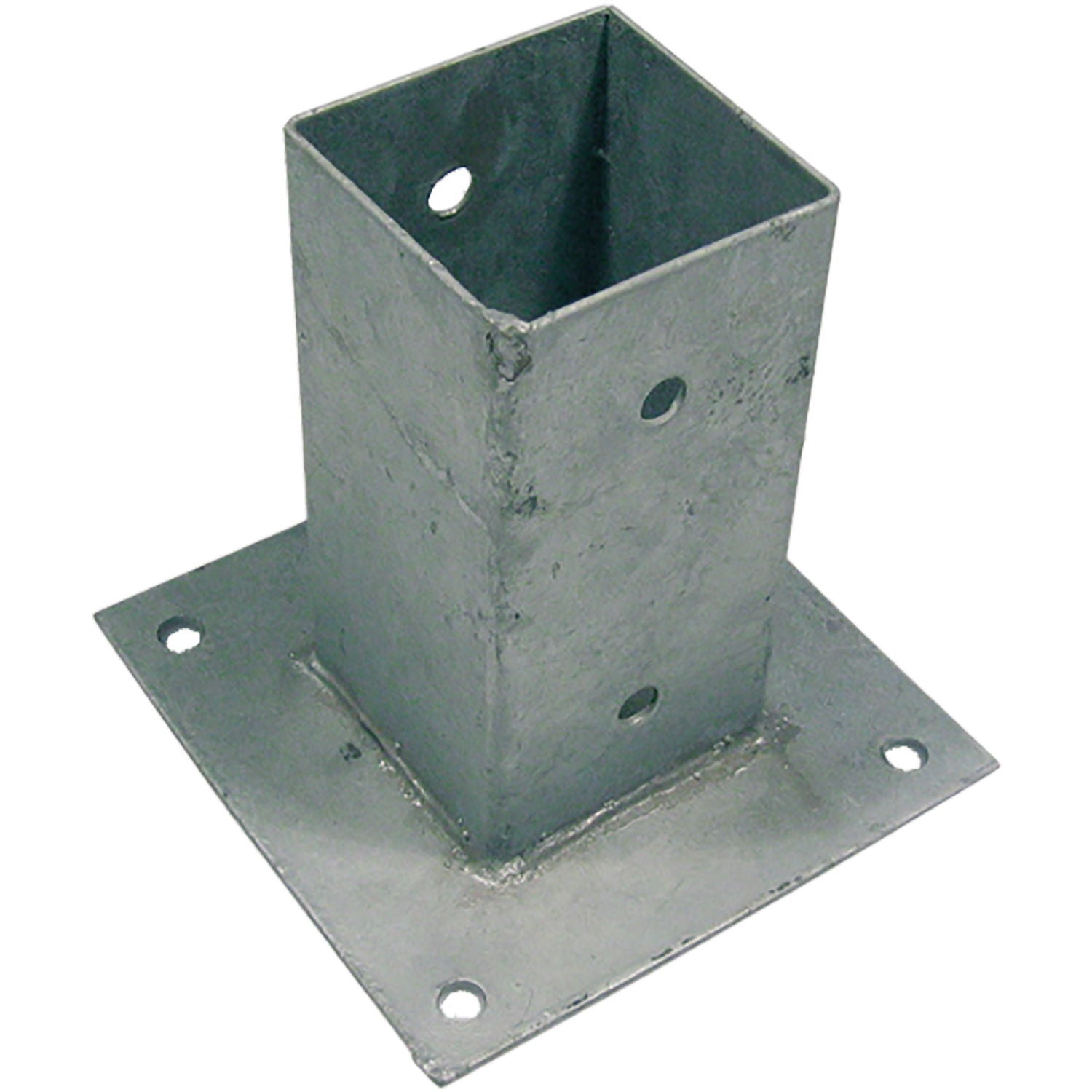 Produktbillede af Stolpefod galvaniseret 71 x 71 mm H: 150 mm på tilbud i høj kvalitet