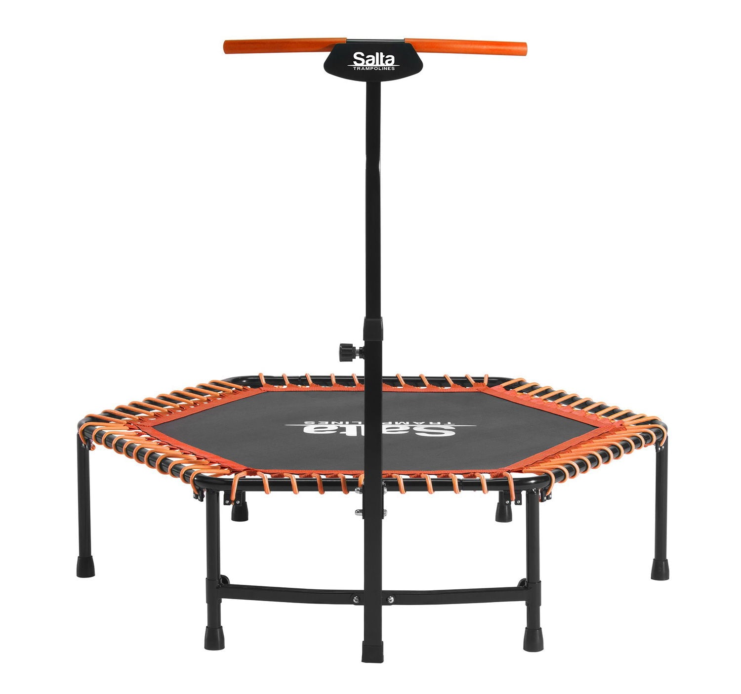 Produktbillede af Salta Trampolin Fitness med håndtag orange på tilbud i høj kvalitet
