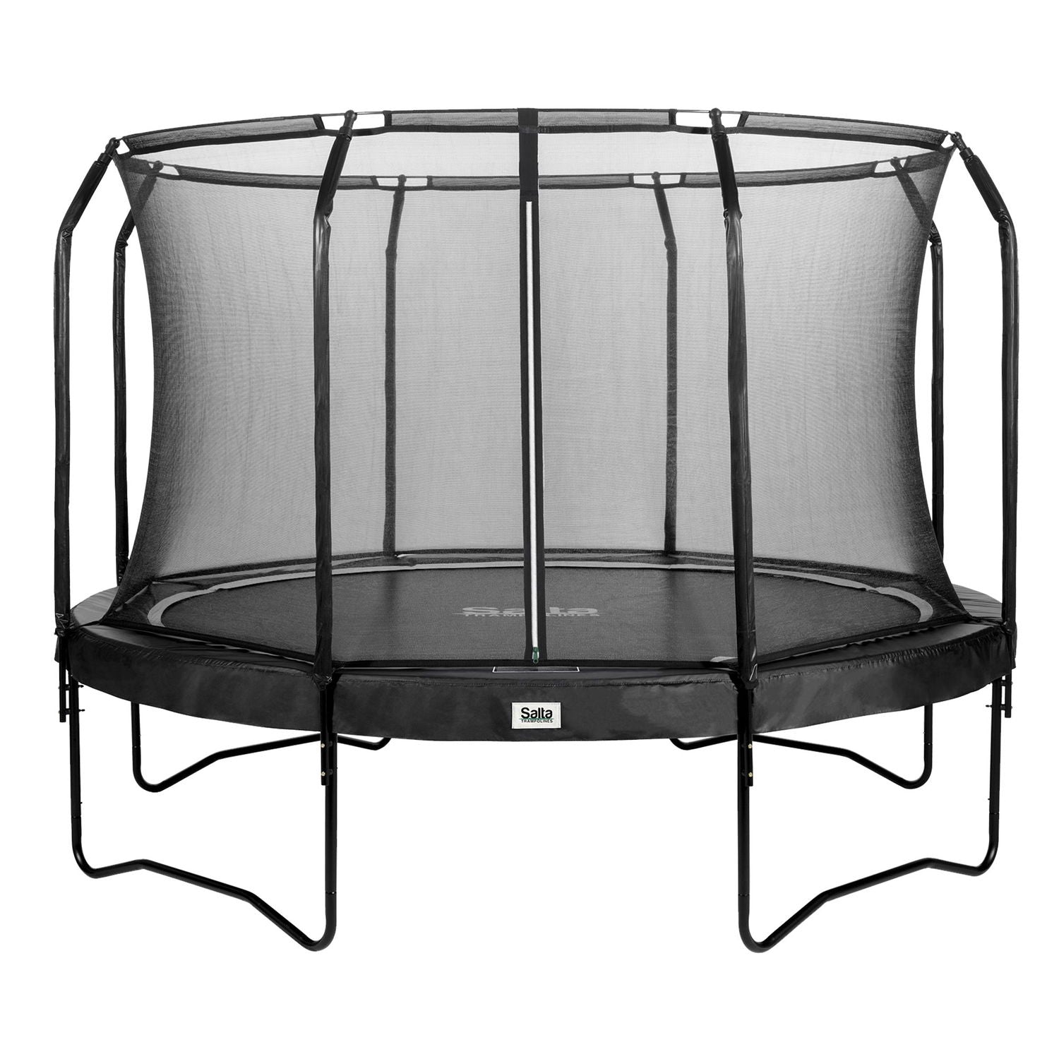 Produktbillede af Salta Trampolin Premium Black Edition Ø427 cm sort inkl. sikkerhedsnet på tilbud i høj kvalitet