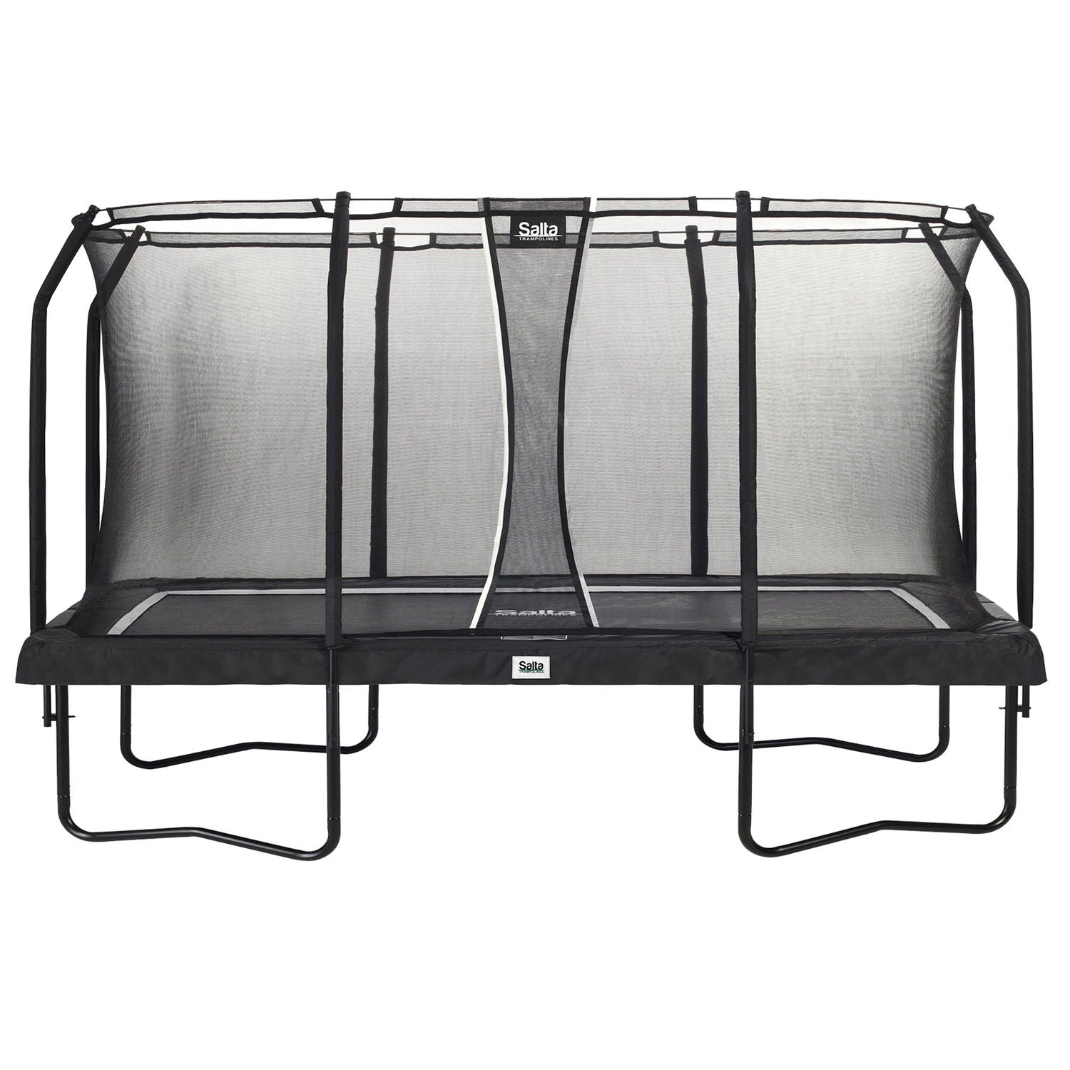 Produktbillede af Salta Trampolin Premium Black Edition 396x244 cm sort inkl. sikkerhedsnet på tilbud i høj kvalitet