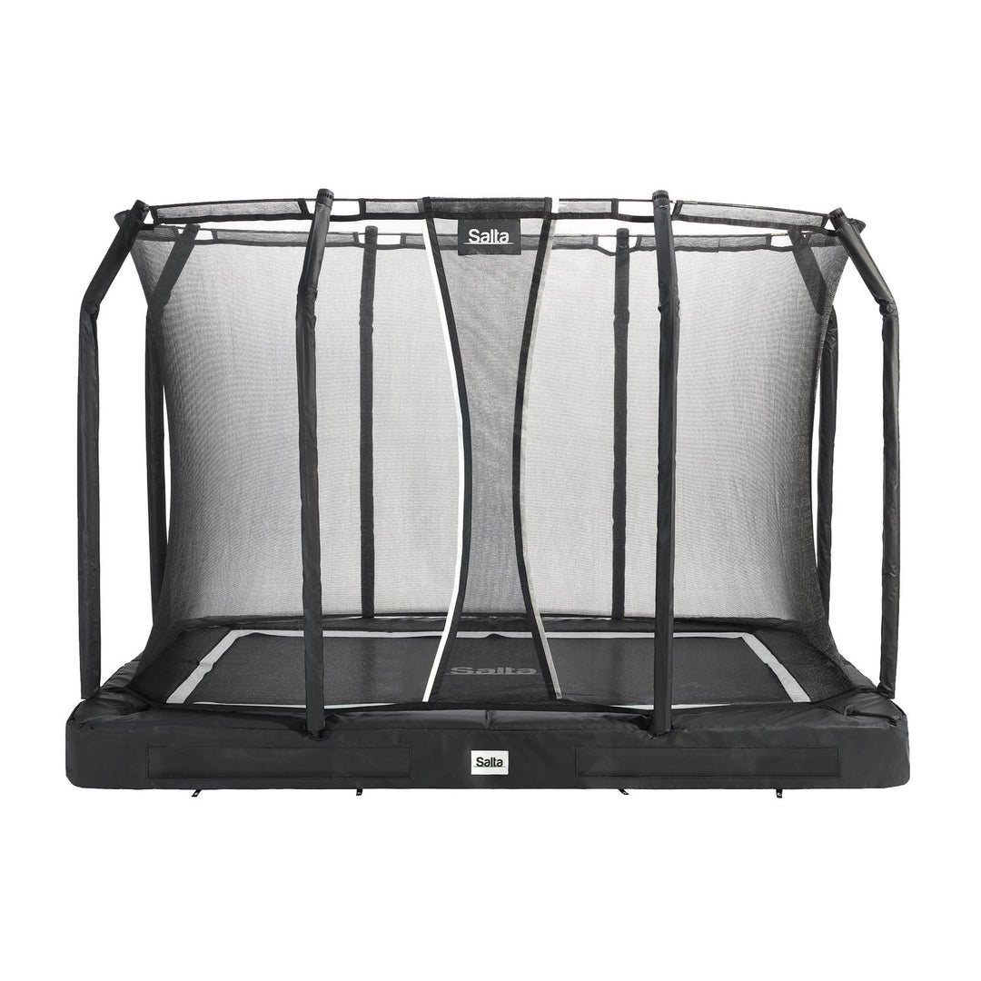 Produktbillede af Salta Trampolin Premium Ground 305x214 cm inkl. sikkerhedsnet på tilbud i høj kvalitet