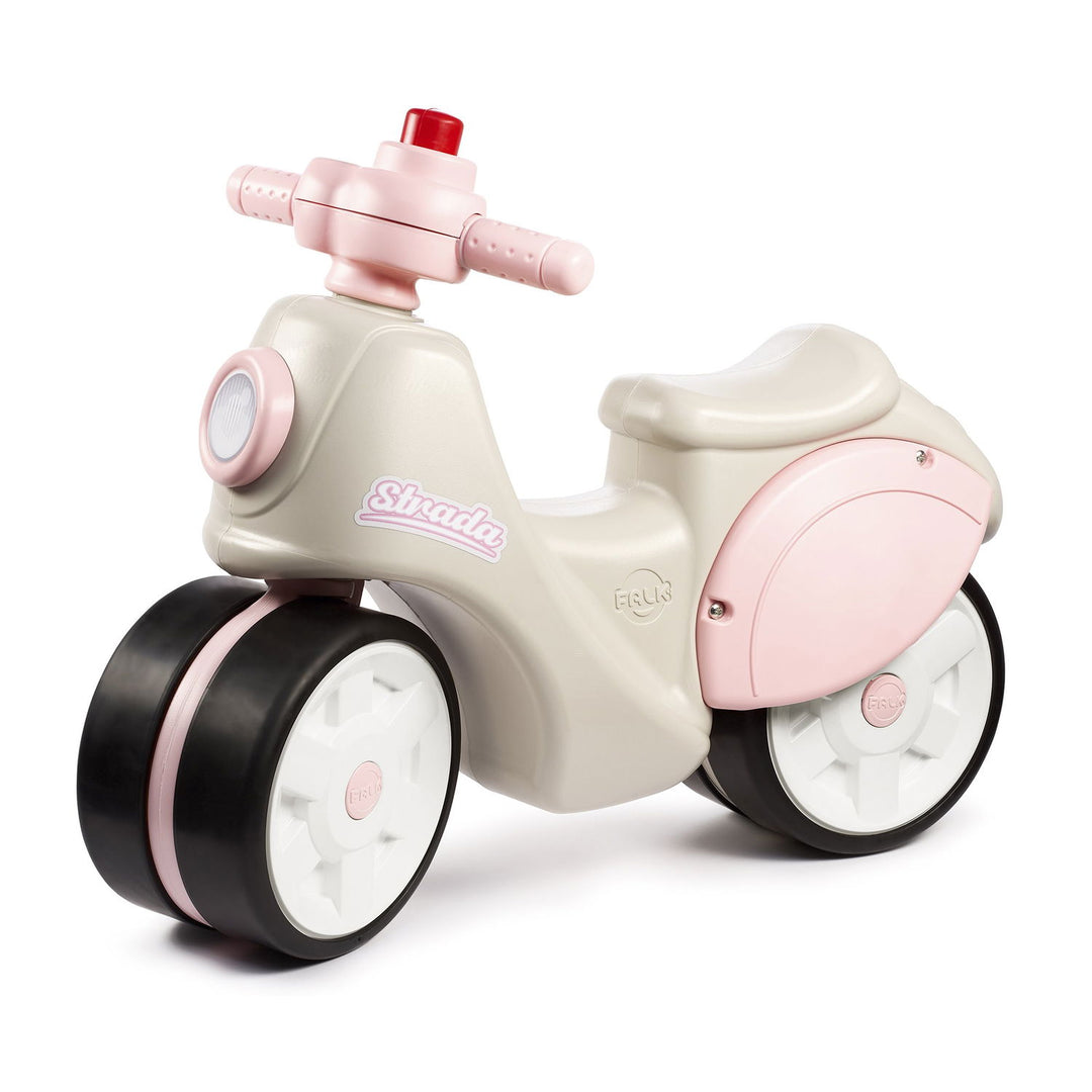 Produktbillede af FALK Strada første års scooter cremfarvet og rosa på tilbud i høj kvalitet
