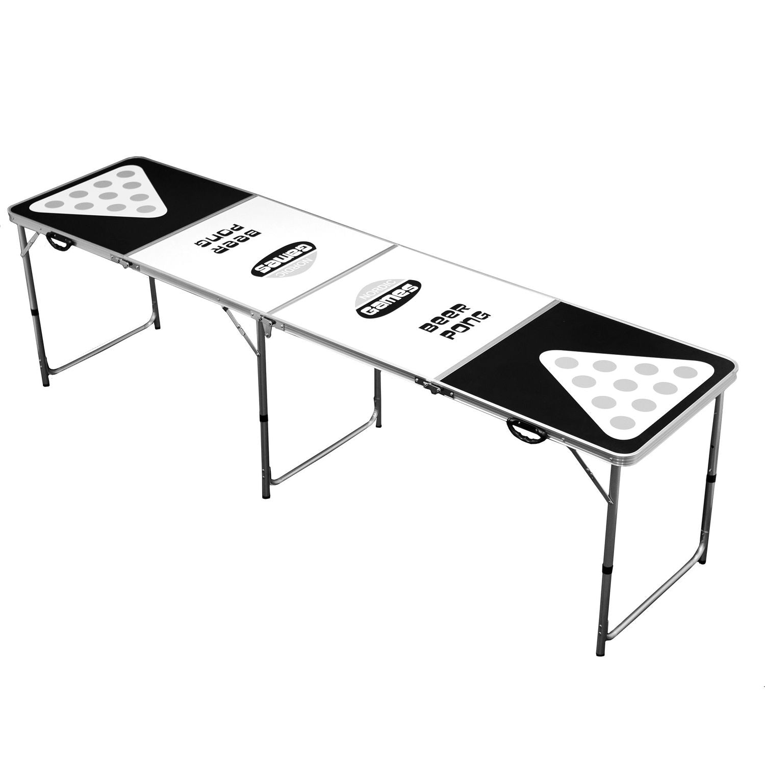 Produktbillede af NORDIC Games beer pong bord inkl. 24 krus & 24 bolde 240x60 cm på tilbud i høj kvalitet