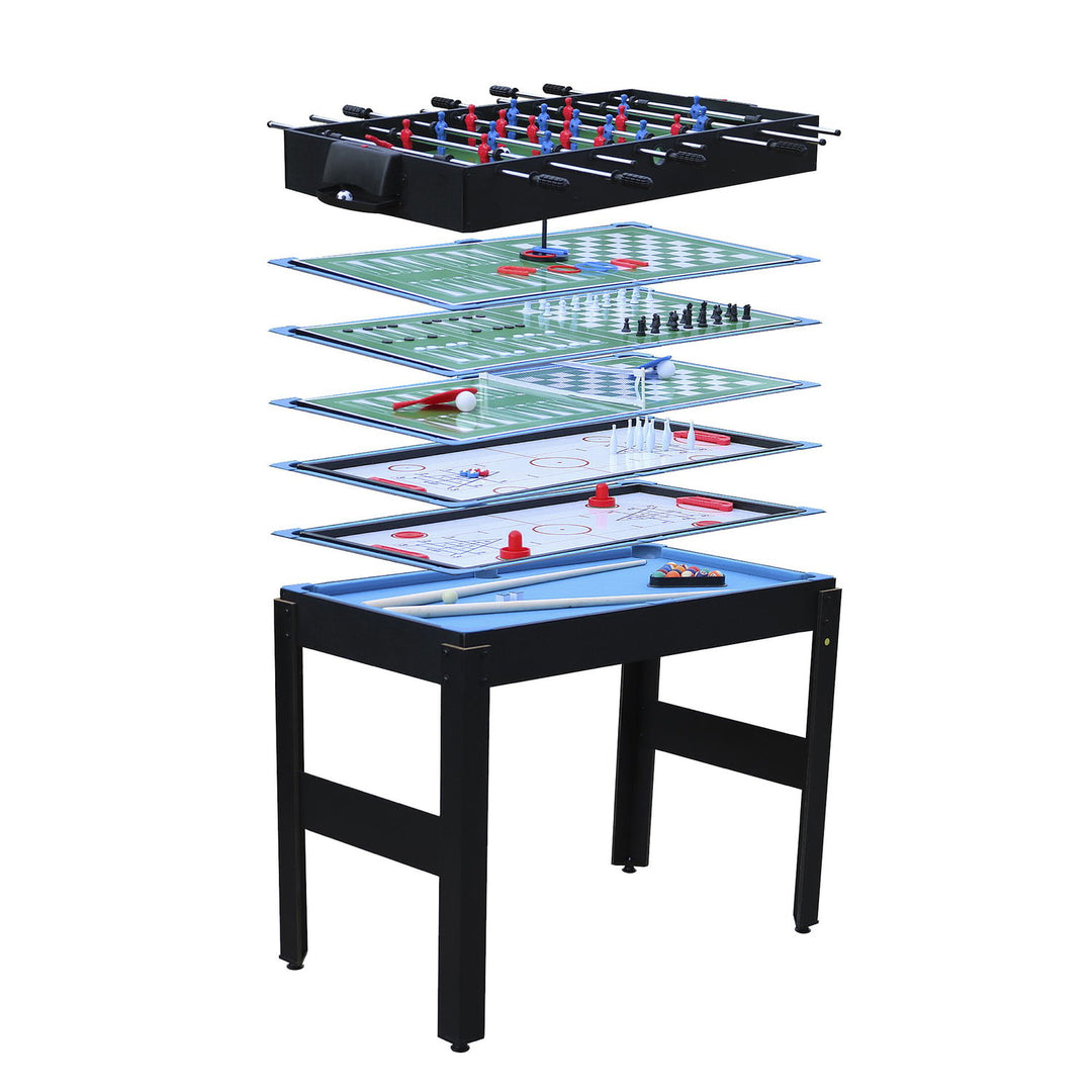 Produktbillede af NORDIC Games multi spillebord 12-i-1 90x50x124 cm på tilbud i høj kvalitet