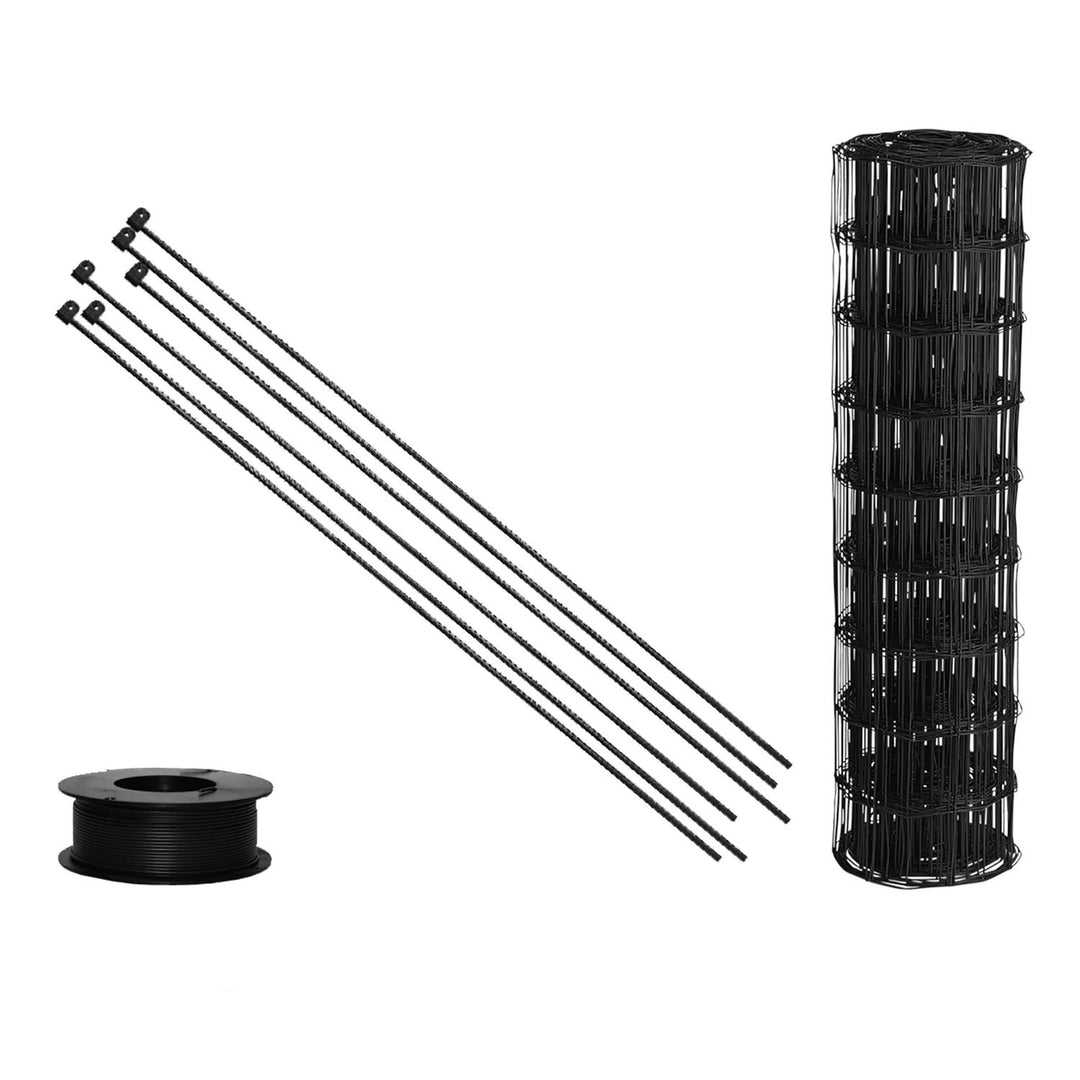 Produktbillede af Havehegnspakke sort 10 x 10 cm 25 meter på tilbud i høj kvalitet