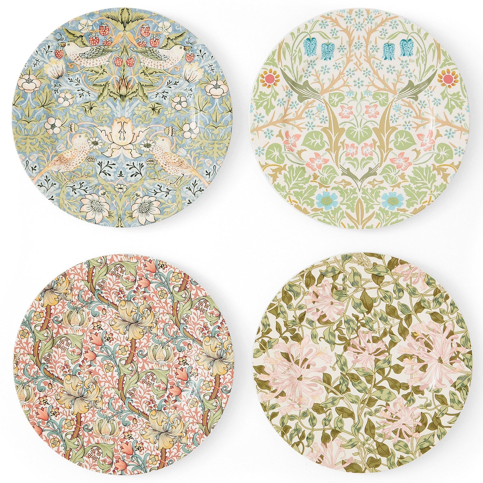 Spode Spode Tallerken 20 cm. 4 stk. multi ❤ produktbillede (Tallerkener)