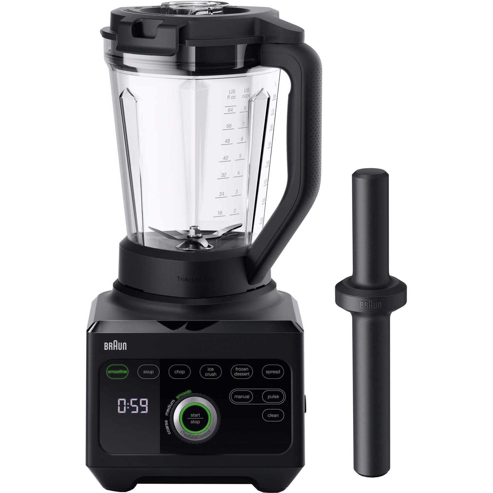 Braun Braun JB9040 BK Powerblender – vinkelbillede (Mixer & Blender)