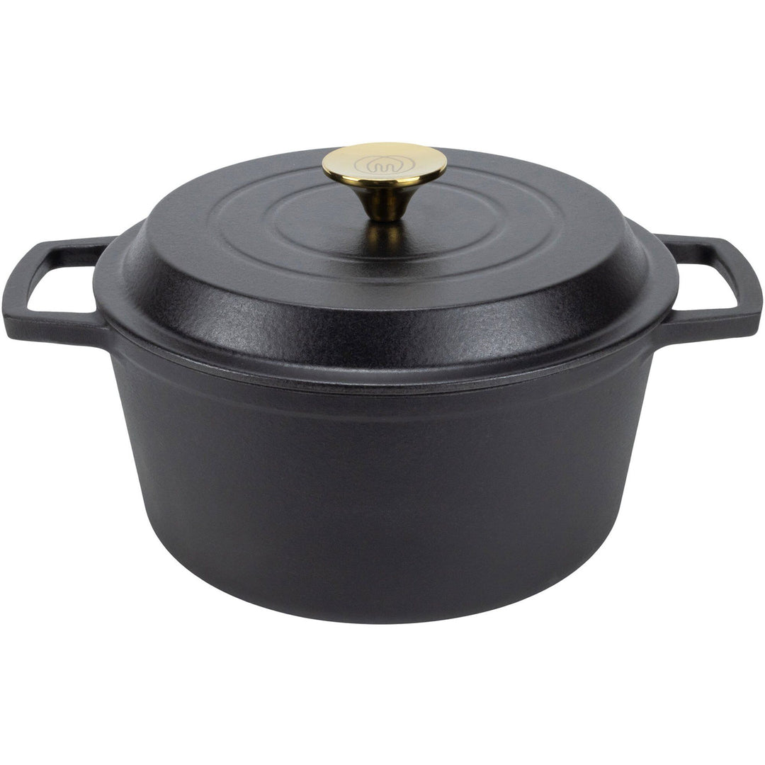 Mareld Mareld Støbejernsgryde 4 liter, mat sort – produktbillede (Støbejernsgryde)
