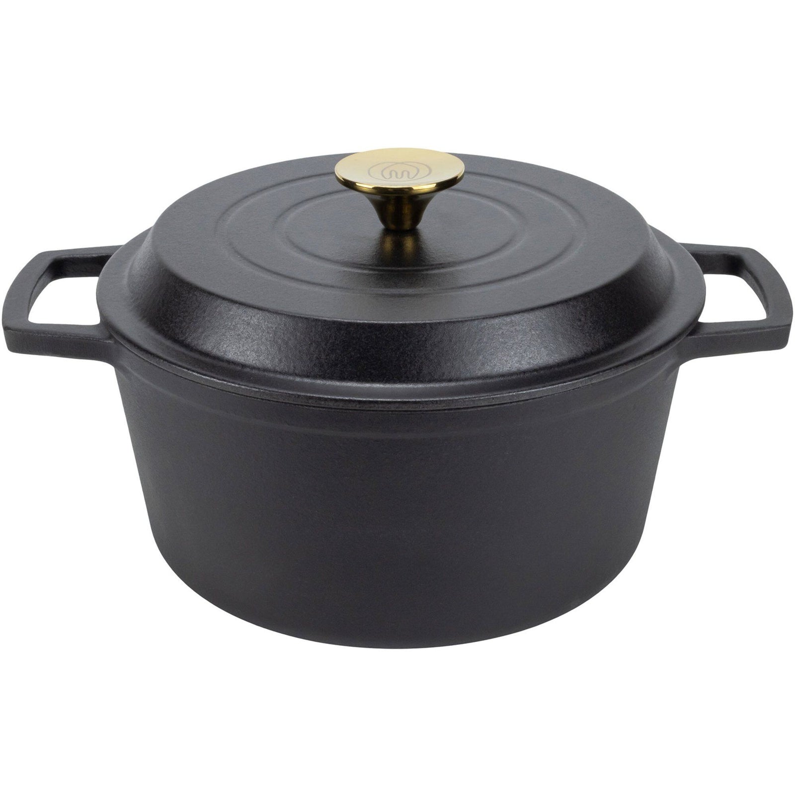 Mareld Mareld Støbejernsgryde 4 liter, mat sort – produktbillede (Støbejernsgryde)