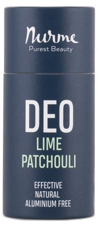 Detaljeret produktbillede af Nurme Deodorant Lime Patchouli 80g. på tilbud