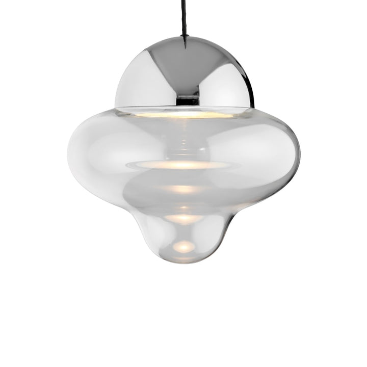 Nutty Pendel XL Clear Glass / Chrome Dome Design By Us