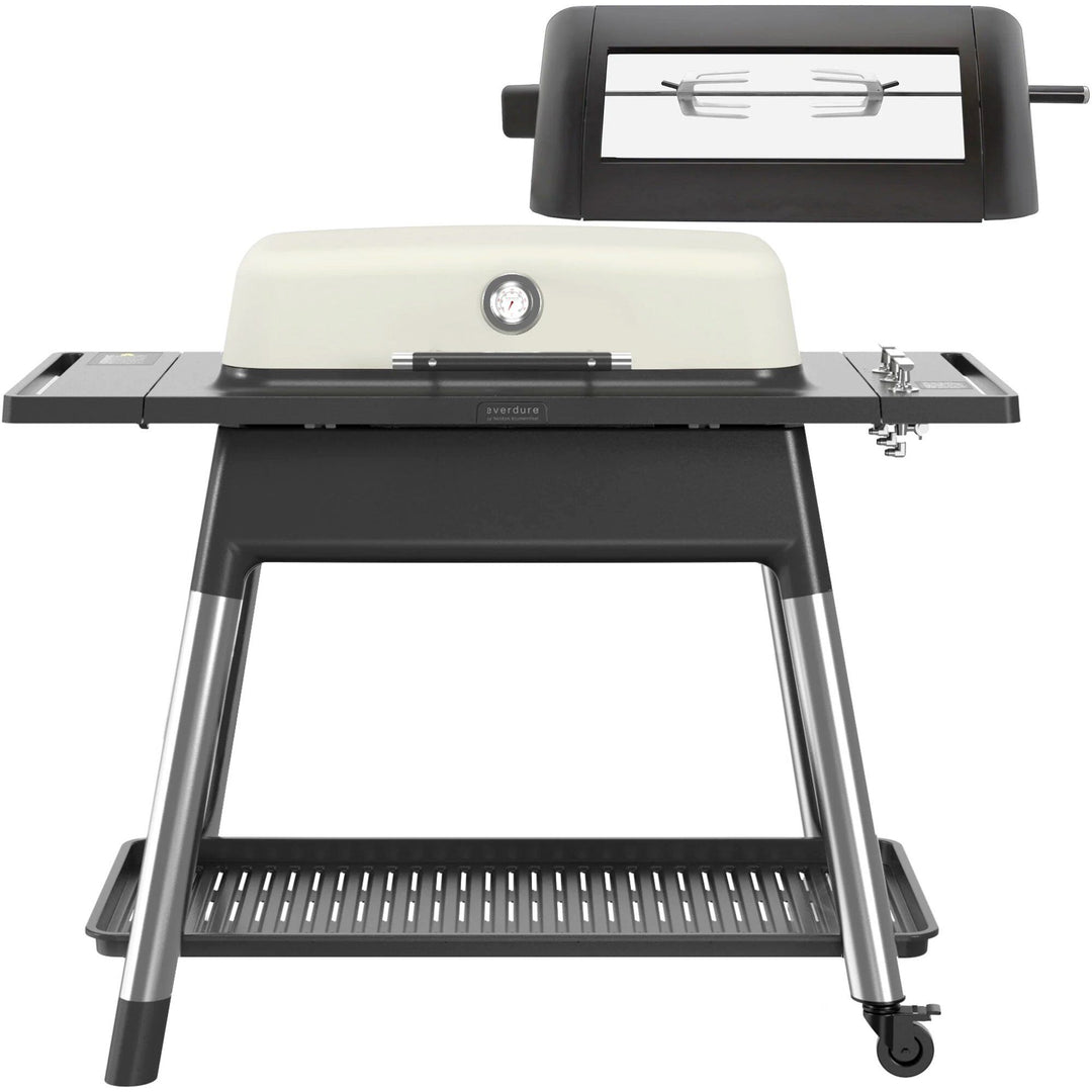 Everdure Everdure Furnace gasgrill + rottiseri, mat stone – close-up (Gasgrill)