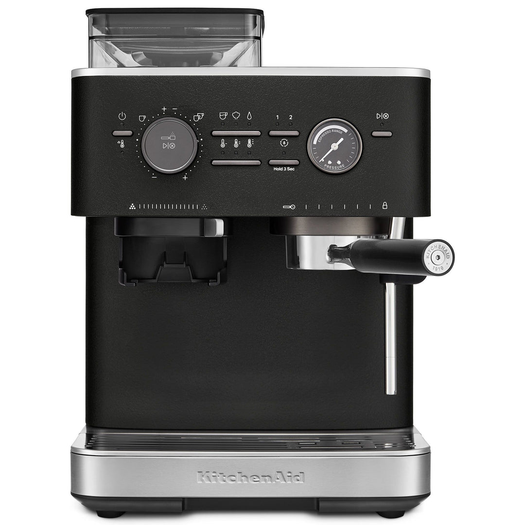 Kitchenaid Kitchenaid Espressomaskine med kaffekværn, cast iron black ❤ produktfoto (Espressomaskiner)