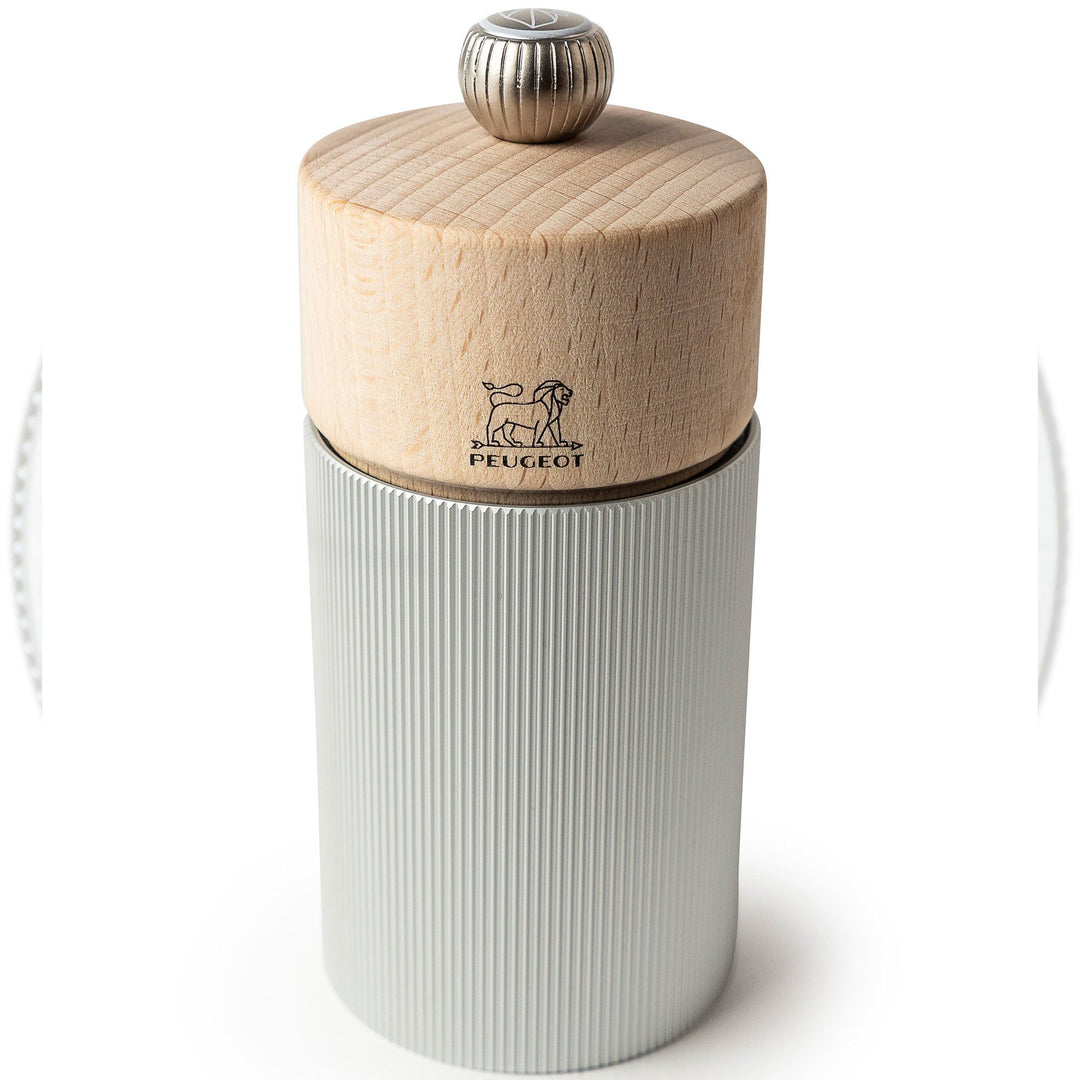 Peugeot Peugeot Line Saltkværn Træ/Aluminium 12 cm. – frontbillede (Saltkværn)
