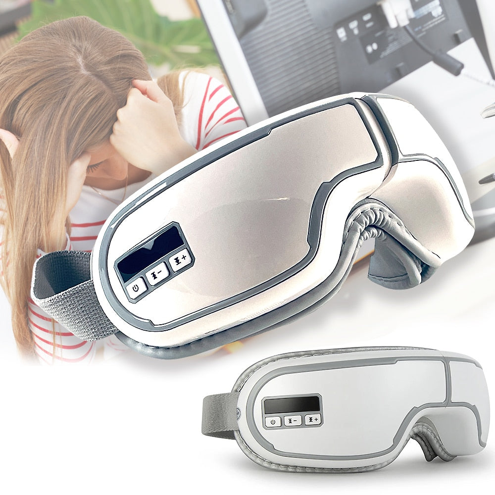 Produktbillede af Køb Øjenmassagebrille 4-i-1 multifunktion med Luftkompression på tilbud