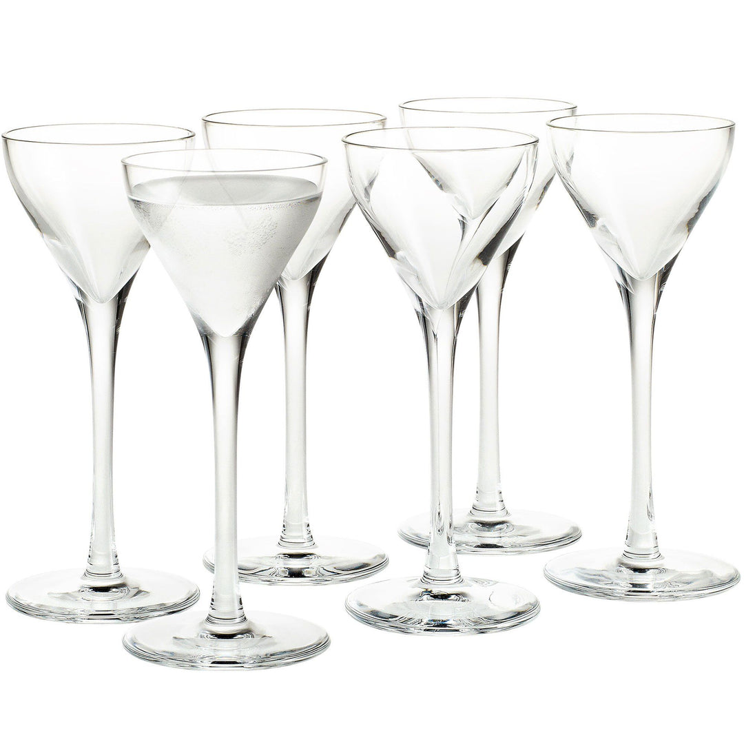 Holmegaard Holmegaard Cabernet Snapseglas Klar 4,5 cl. 6 stk. – produktvisning (Snapseglas)