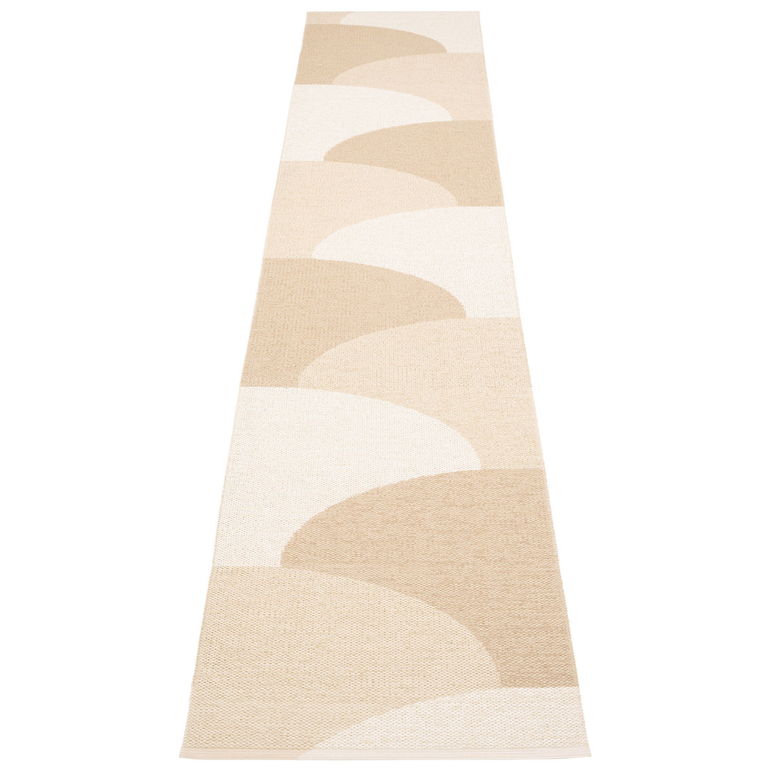 Pappelina Pappelina Hill Tæppe 70x360 cm, beige/creme/vanilla – detaljebillede (Tæpper)