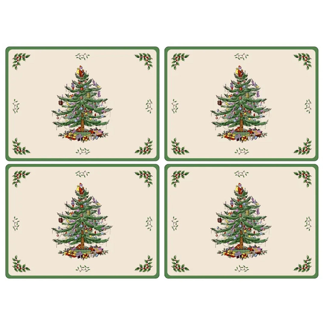 Spode Spode Christmas Tree bordskåner 4 stk – billede i brug (Grydelåg)