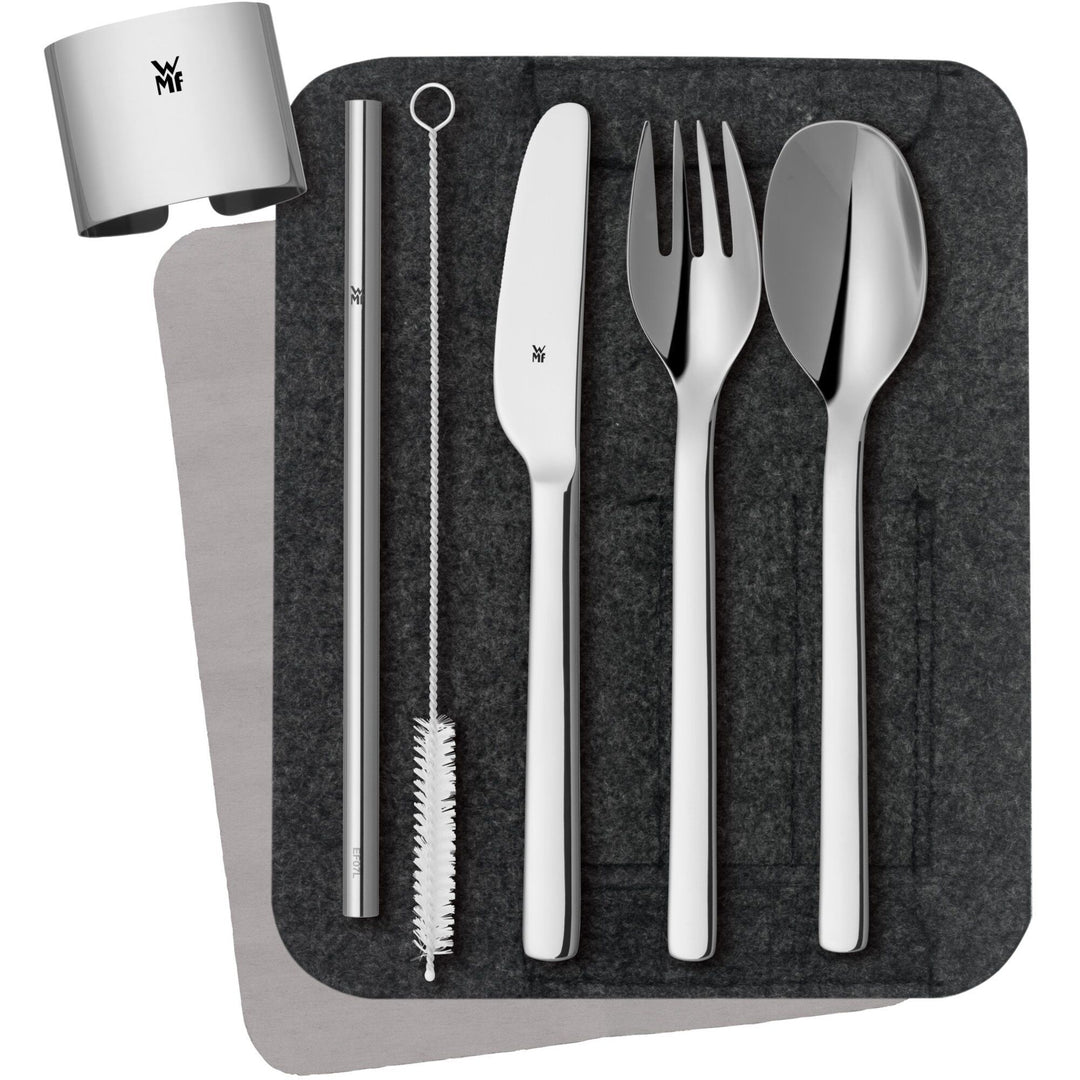 Wmf Wmf My2Go picnicsæt, 8 dele, poleret stål ❤ produktbillede i kategorien Bestikssæt