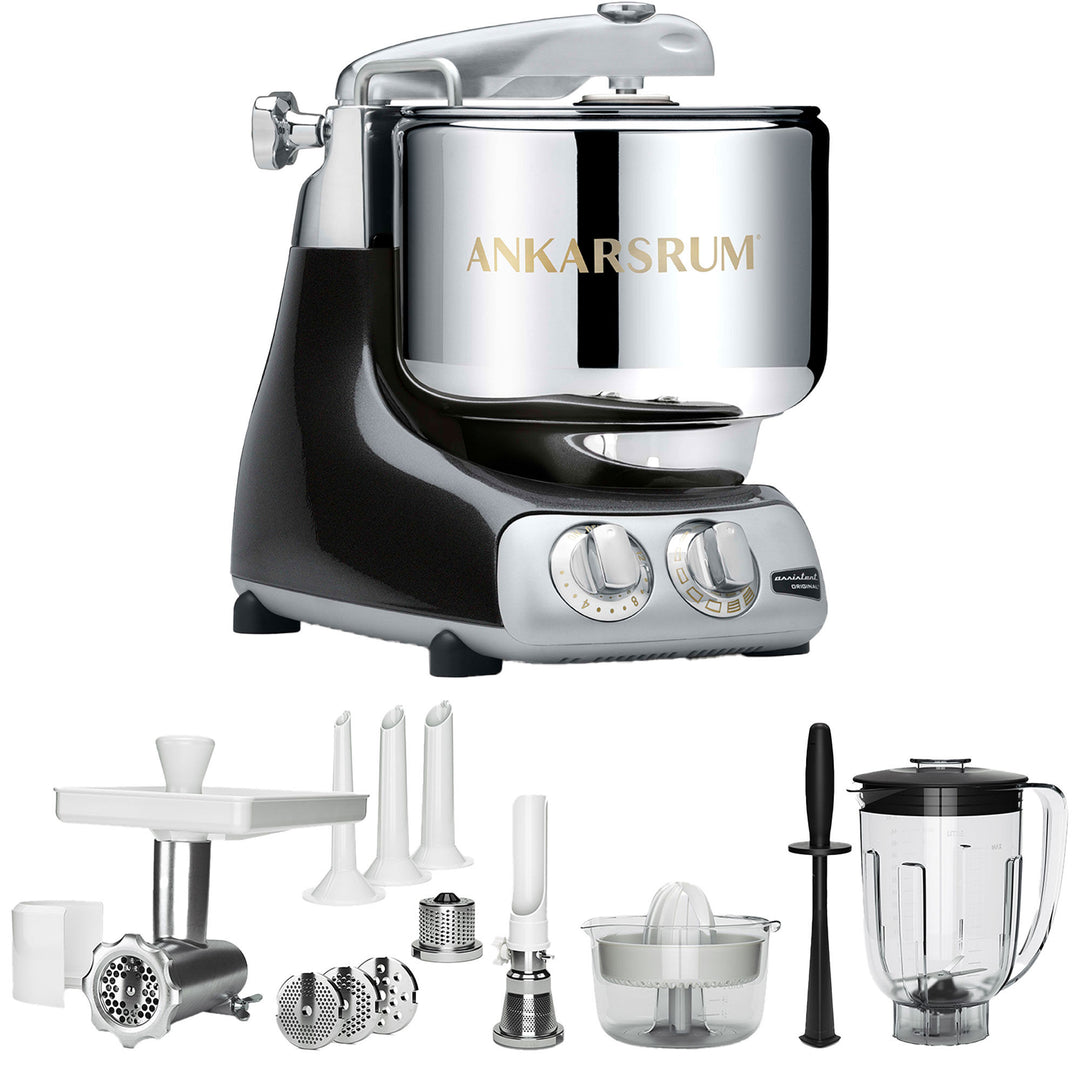 Ankarsrum Ankarsrum AKM 6230 Køkkenmaskine + Deluxe pakke, Black Diamond – produktvisning (Røremaskiner)