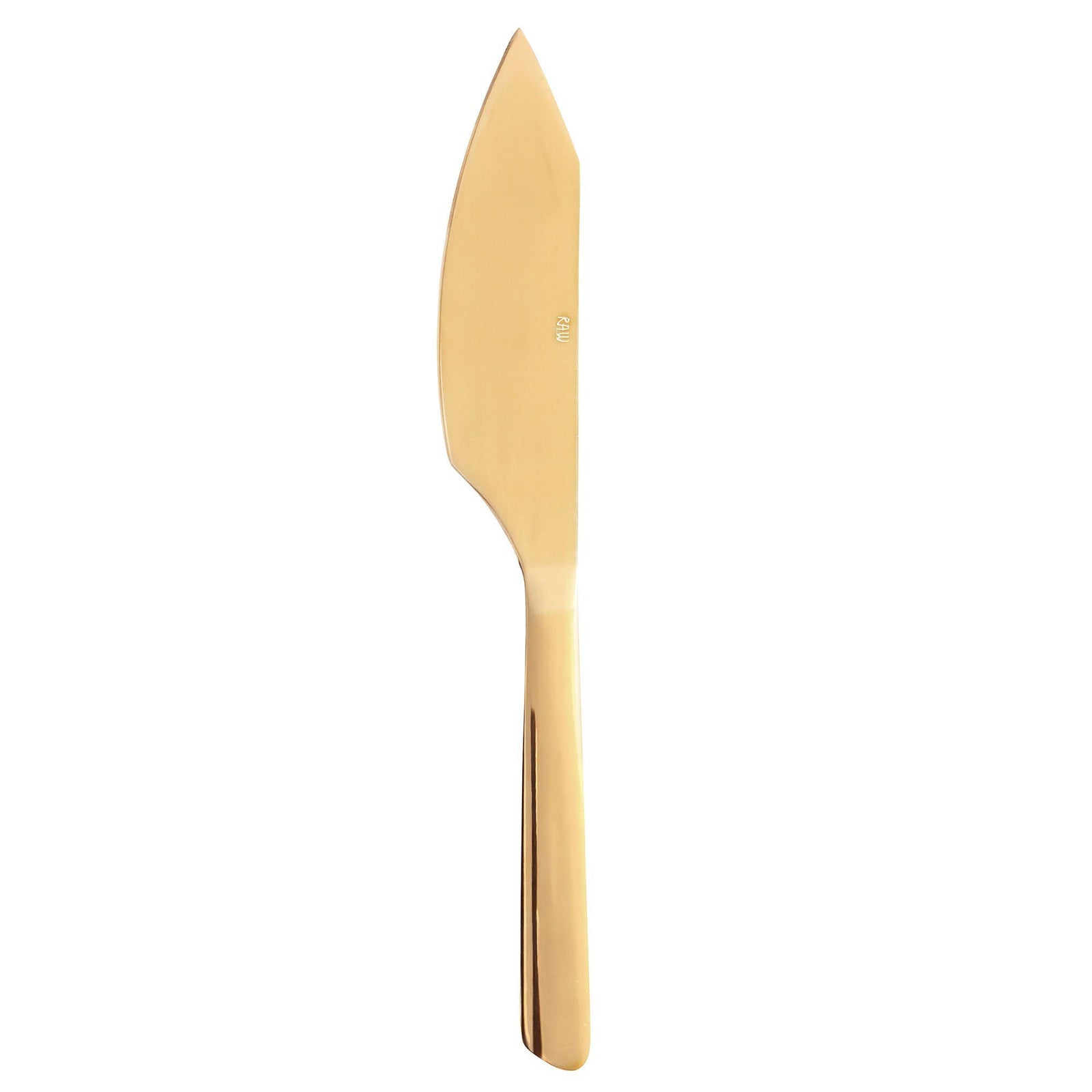 Aida Aida RAW kagekniv, guld – close-up (Tårtspade)