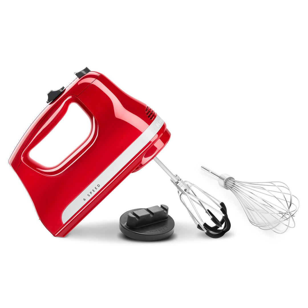 Kitchenaid Kitchenaid 5KHM6118EER Håndmixer med 6 hastigheder, empire red ❤ frontbillede (Håndmixere)