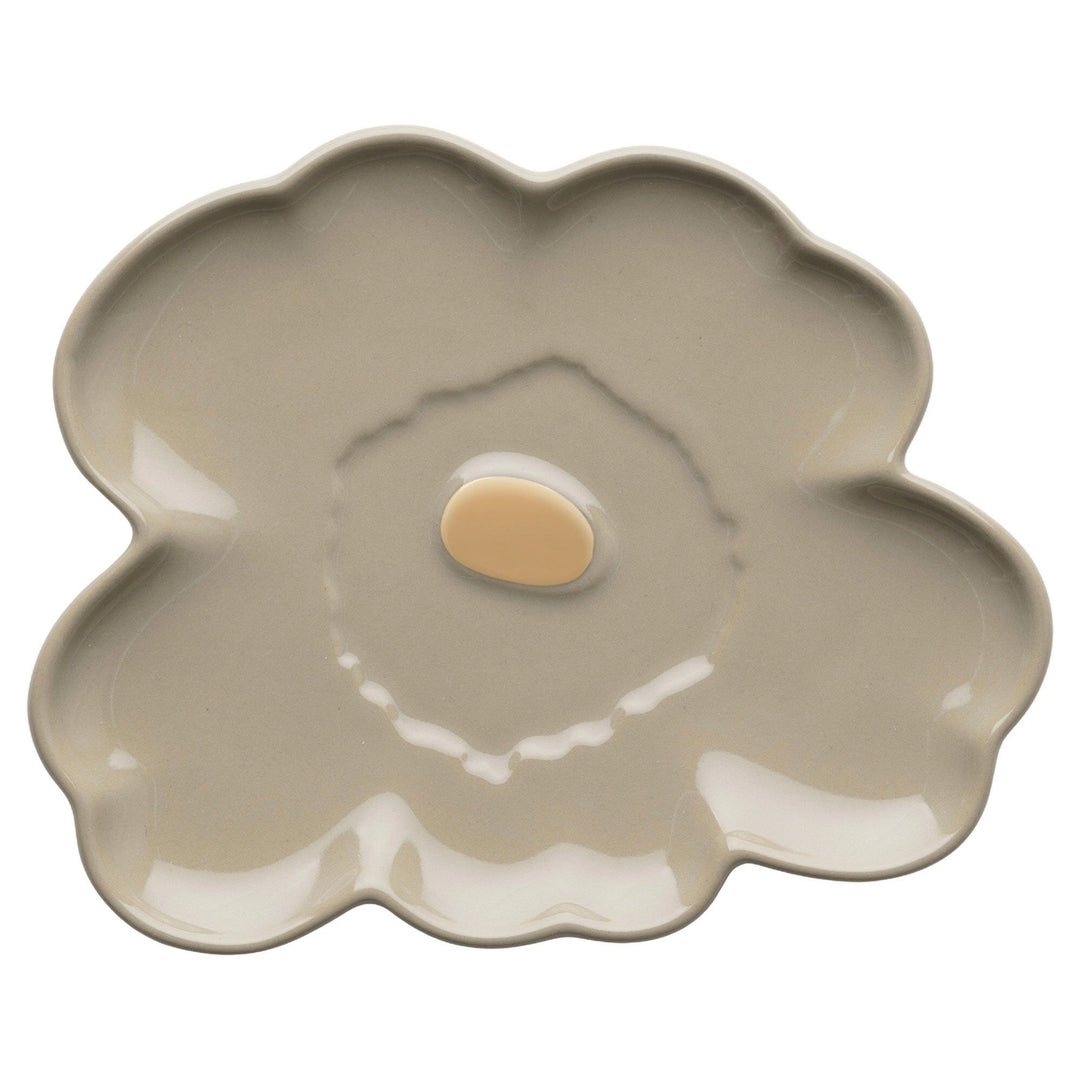 Marimekko Marimekko Unikko Shape tallerken Ø13, terra, 2 stk. – vinkelbillede (Plade)