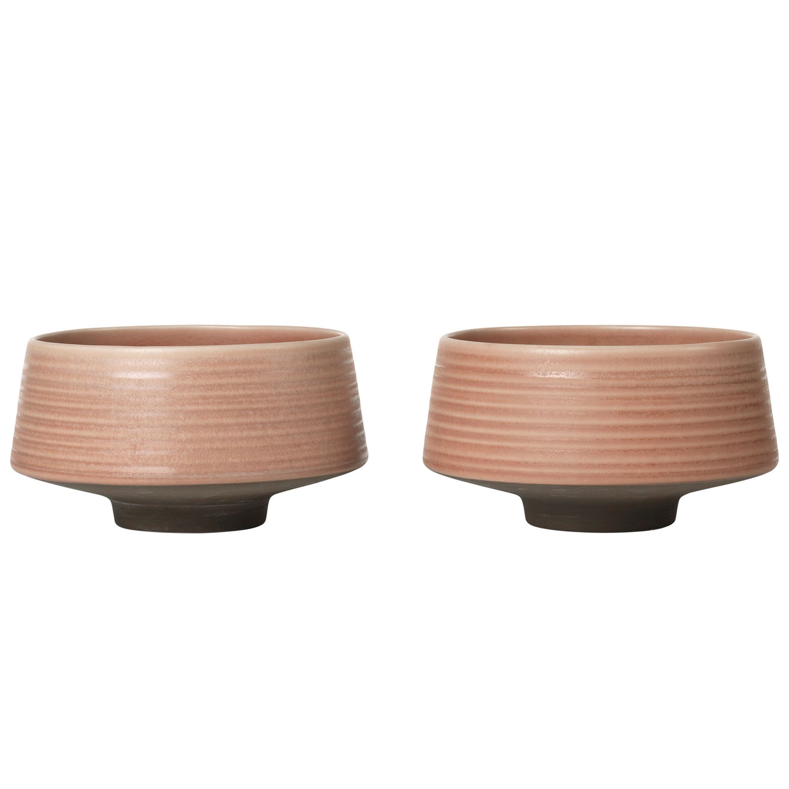 Broste Broste Miko Skål, dusty pink, 2 stk. – frontbillede (Serveringsskål)