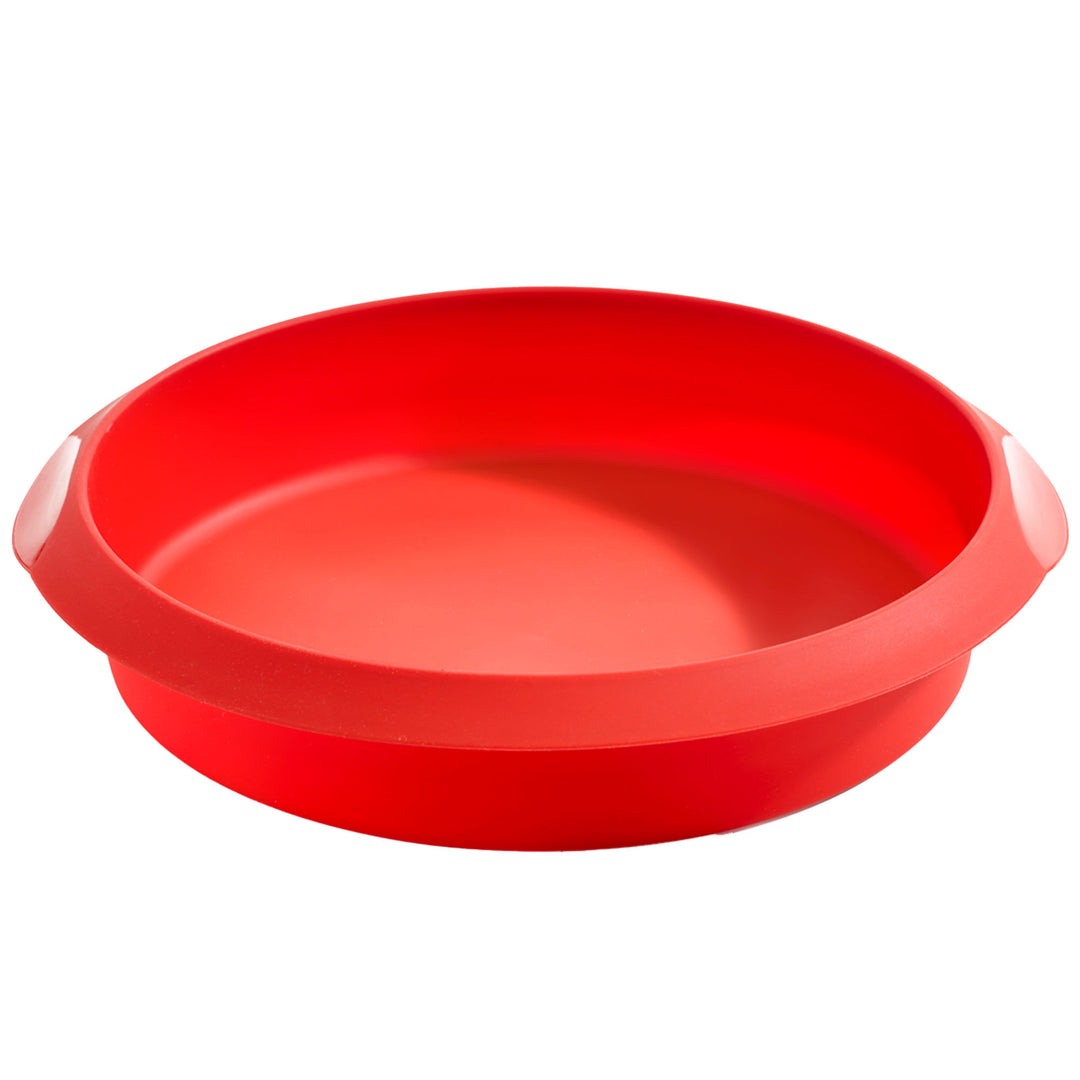 Lékué Lékué Rund kageform Ø20 cm, rød ❤ billede i brug (Tilbehør til lagkager)