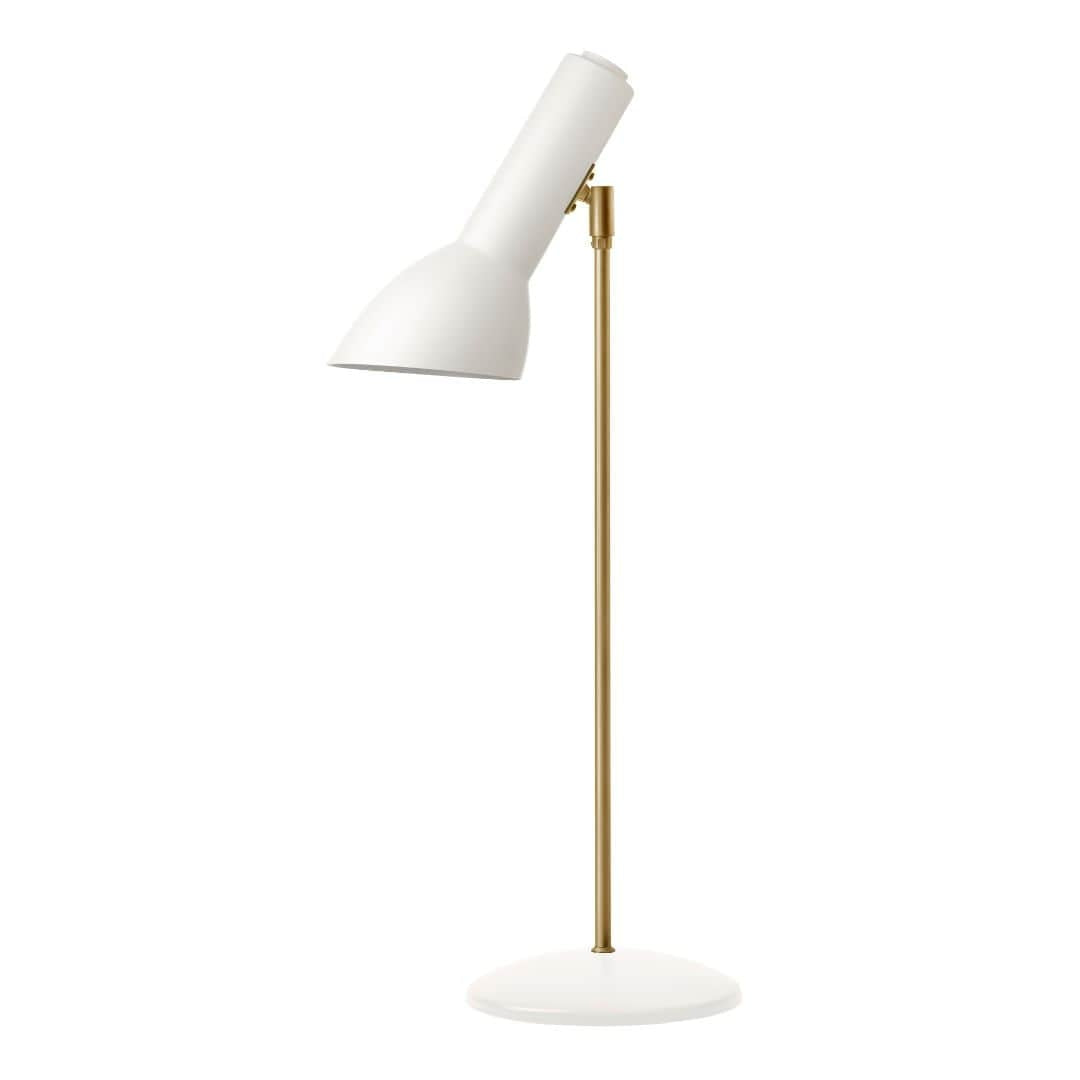 Produktbillede af Oblique Messing Bordlampe Hvid CPH Lighting i premium kvalitet